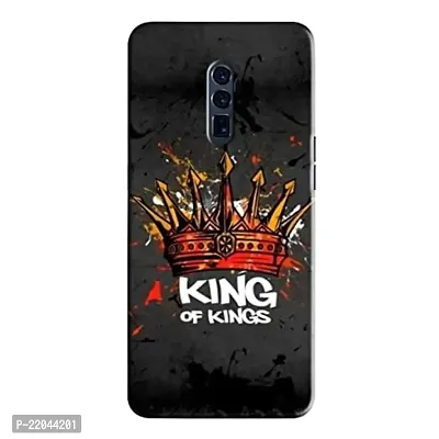 Dugvio? Printed Designer Matt Finish Hard Back Cover Case for Oppo Reno X - King of Kings