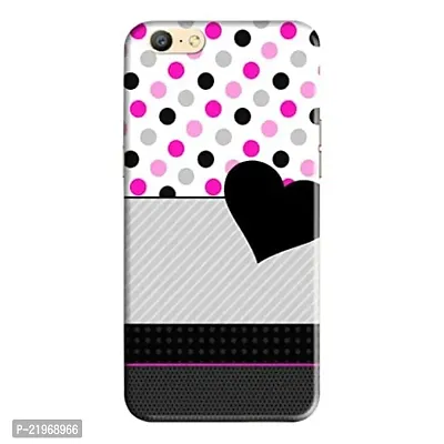 Dugvio? Poly Carbonate Back Cover Case for Oppo A71 - Love Heart Pattern