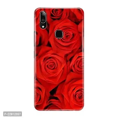 Dugvio? Printed Designer Hard Back Case Cover for Vivo V9 (Red Rose Flowers)