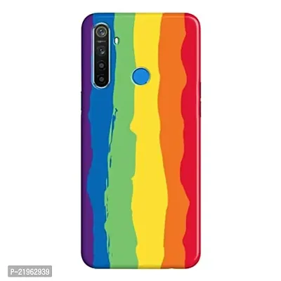 Dugvio? Poly Carbonate Back Cover Case for Realme 5S / Realme 5 / Realme 5i - Rainbow-thumb0