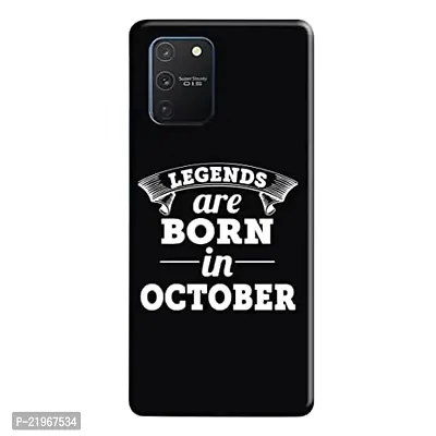 Dugvio? Printed Designer Back Case Cover for Samsung Galaxy S10 Lite/Samsung S10 Lite (Legends are Born in October)-thumb0