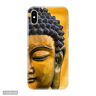 Dugvio Polycarbonate Printed Colorful Lord Buddha Art Designer Hard Back Case Cover for Apple iPhone X/iPhone X (Multicolor)-thumb0