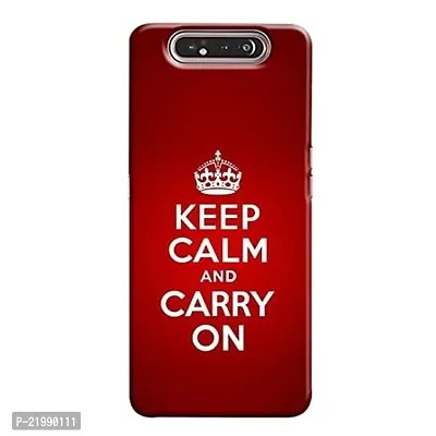 Dugvio? Printed Designer Hard Back Case Cover for Samsung Galaxy A80 / Samsung A90 (Keep Calm and Carry on)-thumb0
