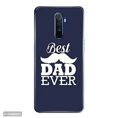 Dugvio? Poly Carbonate Back Cover Case for Realme X2 Pro/Oppo Reno Ace - Best Dad Ever
