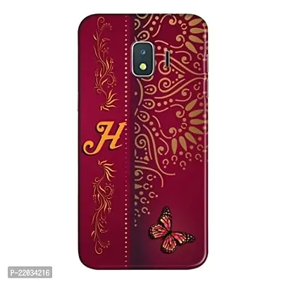 Dugvio? Printed Designer Matt Finish Hard Back Case Cover for Samsung Galaxy J2 Core/Samsung J2 Core/SM-J260G/DS (H Name Alphabet)