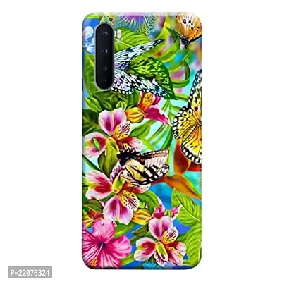 Dugvio? Printed Designer Back Cover Case for OnePlus Nord - Butterfly Painting