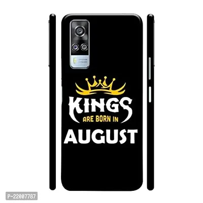 Dugvio? Printed Designer Hard Back Case Cover for Vivo Y51A / Vivo Y31 (Kings are Born in August)-thumb0