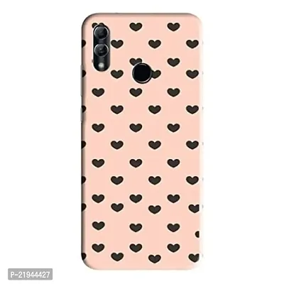 Dugvio? Polycarbonate Printed Hard Back Case Cover for Huawei Honor 10 Lite (Black Love in Pink Theme)