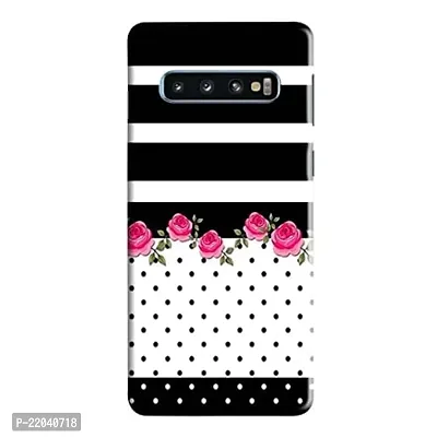 Dugvio? Printed Designer Matt Finish Hard Back Case Cover for Samsung Galaxy S10 / Samsung S10 (Rose Pattern Effect)