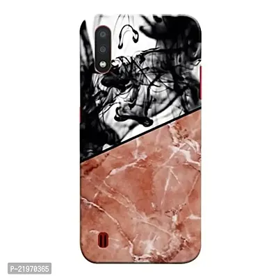 Dugvio? Printed Designer Back Case Cover for Samsung Galaxy M01 / Samsung M01 (Smoke Effect with Marble)