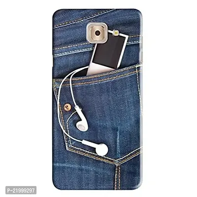 Dugvio? Printed Designer Hard Back Case Cover for Samsung Galaxy J7 Max/Samsung On Max/SM-G615F/DS (Pocket Jeans Art)-thumb0