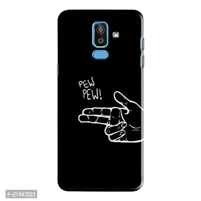 Dugvio? Polycarbonate Printed Hard Back Case Cover for Samsung Galaxy J8 / Samsung Galaxy On8 / J810G/DS (Pew Pew)
