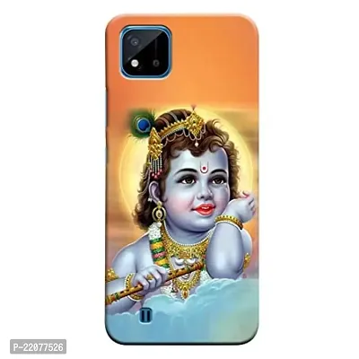 Dugvio? Printed Designer Back Cover Case for Realme C20 / Realme C20A / Realme C11 (2021) - Lord Krishna Little Krishna