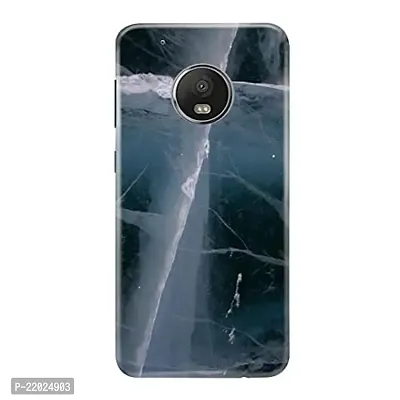 Dugvio? Printed Designer Hard Back Case Cover for Motorola Moto G5 Plus (Black Marble Effect)