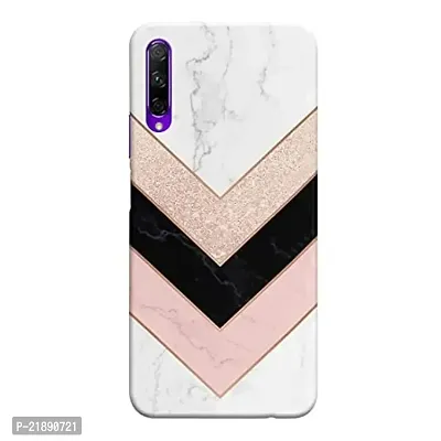 Dugvio Polycarbonate Printed Colorful Pink Black and White Marble Design Designer Hard Back Case Cover for Huawei Honor 9X Pro/Honor 9X Pro (Multicolor)-thumb0