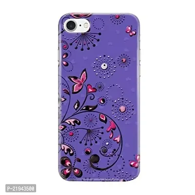 Dugvio? Polycarbonate Printed Hard Back Case Cover for iPhone 8 (Butterfly in Night)