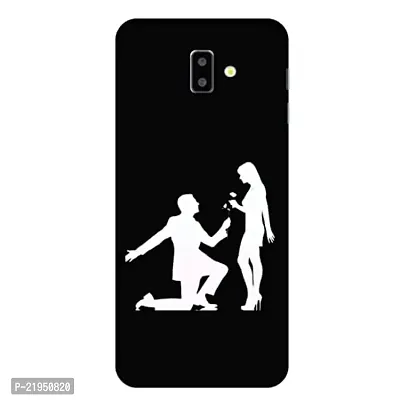 Dugvio? Polycarbonate Printed Hard Back Case Cover for Samsung Galaxy J6 Plus/Samsung J6 + / SM-J610FN/DS (Couple Purpose)