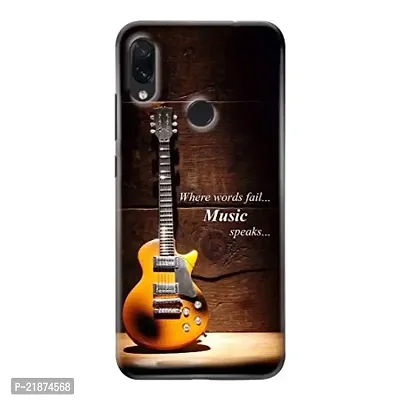 Dugvio Printed Colorful Guitar Music Speaks Designer Back Case Cover for Xiaomi Redmi Note 5 Pro/Redmi Note 5 Pro (Multicolor)