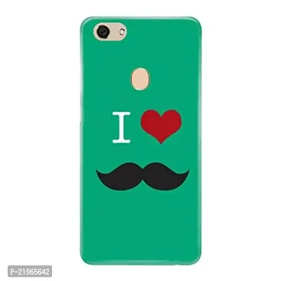 Dugvio? Poly Carbonate Back Cover Case for Oppo A5 - I Love Mustache-thumb0