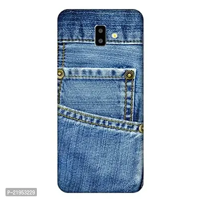 Dugvio? Polycarbonate Printed Hard Back Case Cover for Samsung Galaxy J6 Plus/Samsung J6 + / SM-J610FN/DS (Blue Pocket Jeans)