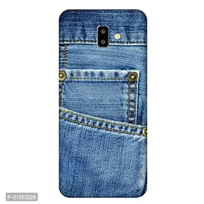 Dugvio? Polycarbonate Printed Hard Back Case Cover for Samsung Galaxy J6 Plus/Samsung J6 + / SM-J610FN/DS (Blue Pocket Jeans)-thumb0