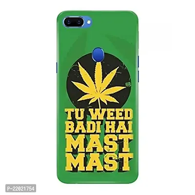 Dugvio? Printed Designer Hard Back Case Cover for Oppo A5S (Weed Flower)