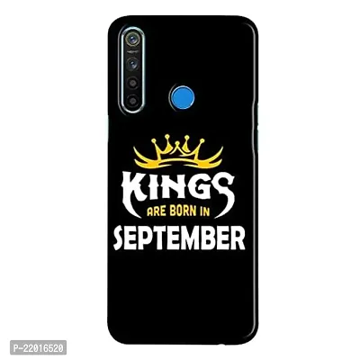 Dugvio? Printed Designer Hard Back Case Cover for Realme 5i / Realme 5S/ Realme Narzo 10 (Kings are Born in September)