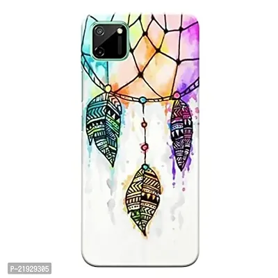 Dugvio? Polycarbonate Printed Hard Back Case Cover for Realme C11 (Colorful Dreamcatcher)