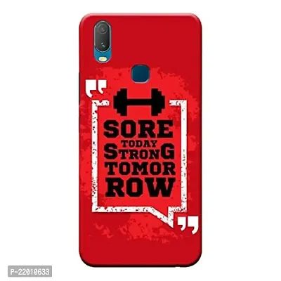 Dugvio? Printed Designer Hard Back Case Cover for Vivo Y11 (Gym Motivation Quotes)