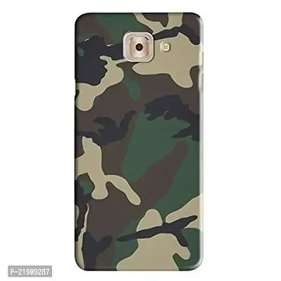 Dugvio? Polycarbonate Printed Hard Back Case Cover for Samsung Galaxy J7 Max/Samsung On Max/SM-G615F/DS (Army Camoflage)