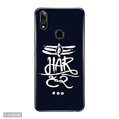 Dugvio? Polycarbonate Printed Hard Back Case Cover for Vivo Y95 (Har har mahadev)-thumb0