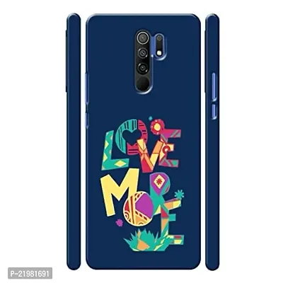 Dugvio? Printed Designer Hard Back Case Cover for Xiaomi Redmi 9 Prime (Love More)