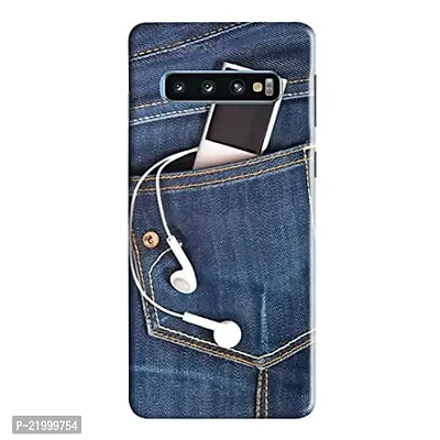 Dugvio? Printed Designer Hard Back Case Cover for Samsung Galaxy S10 / Samsung S10 (Pocket Jeans Art)