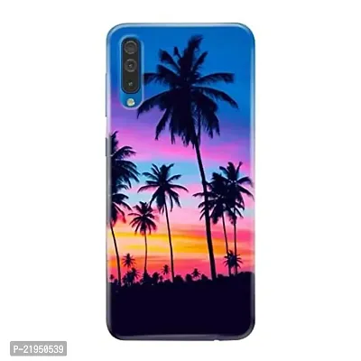 Dugvio? Polycarbonate Printed Hard Back Case Cover for Samsung Galaxy A50 / Samsung A50 / SM-A505F/DS (Coconut Tree Nature)