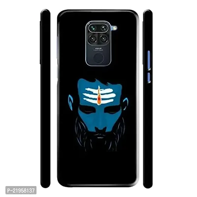 Dugvio? Polycarbonate Printed Hard Back Case Cover for Xiaomi Redmi Note 9 (Lord Shiva, Angry Shiva, Mahadev)