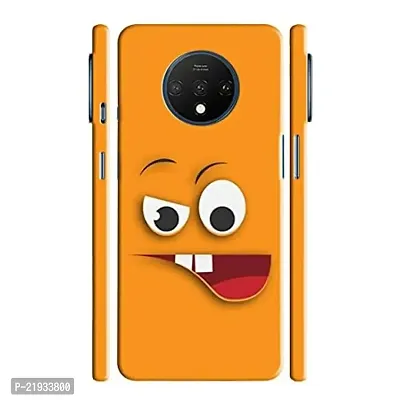 Dugvio? Polycarbonate Printed Hard Back Case Cover for OnePlus 7T (Cute Faces)