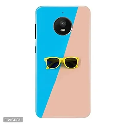 Dugvio? Polycarbonate Printed Hard Back Case Cover for Motorola Moto E4 Plus (Goggles Art)