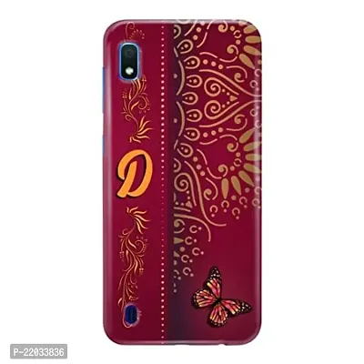 Dugvio? Printed Designer Matt Finish Hard Back Case Cover for Samsung Galaxy A10 / Samsung A10/ SM-A105F/DS (D Name Alphabet)-thumb0