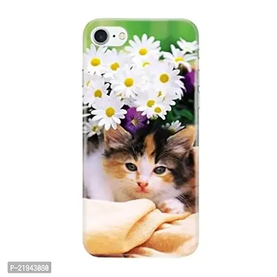 Dugvio? Polycarbonate Printed Hard Back Case Cover for iPhone 8 (Sweet cat)