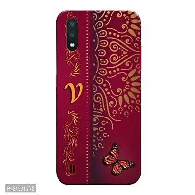 Dugvio? Printed Designer Back Case Cover for Samsung Galaxy M01 / Samsung M01 (V Name Alphabet)