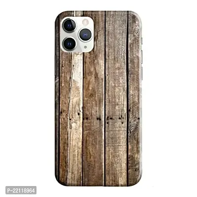 Dugvio? Printed Hard Back Case Cover Compatible for Apple iPhone 11 - Brown Wooden (Multicolor)