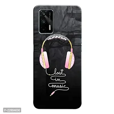 Dugvio? Printed Designer Matt Finish Hard Back Cover Case for Realme Q3 Pro (5G) - Music Art-thumb0