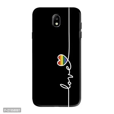 Dugvio? Polycarbonate Printed Hard Back Case Cover for Samsung Galaxy J7 Pro/Samsung J7 Pro / J730GM/DS (Love Heart)