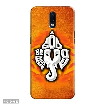 Dugvio? Poly Carbonate Back Cover Case for Oppo R17 - Lord Ganesha, Ganpati Bappa-thumb0