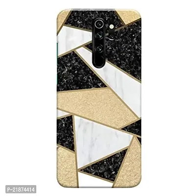 Dugvio Printed Colorful Black and White Marble Designer Back Case Cover for Xiaomi Redmi Note 8 Pro/Redmi Note 8 Pro (Multicolor)