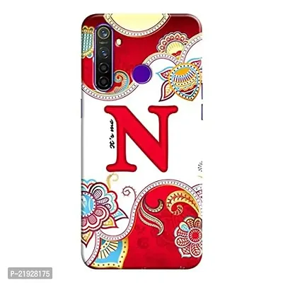 Dugvio? Polycarbonate Printed Hard Back Case Cover for Realme 5 Pro (Its Me N Alphabet)