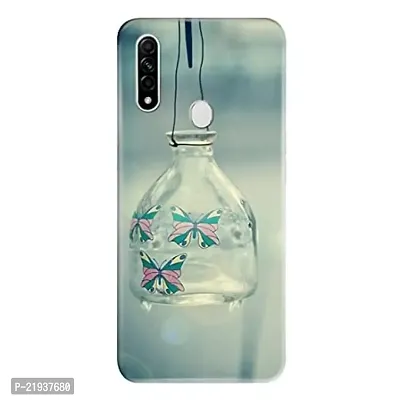 Dugvio? Polycarbonate Printed Hard Back Case Cover for Oppo A31 (Butterfly in Bottle)
