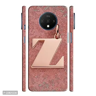 Dugvio? Printed Designer Hard Back Case Cover for OnePlus 7T (Z Name Alphabet)-thumb0