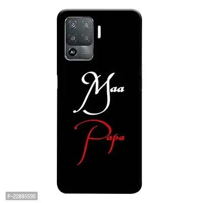 Dugvio? Printed Hard Back Case Cover for Oppo F19 Pro/Oppo F19 Pro (4G) (Mom and Dad, Mummy Papa, Maa Paa)