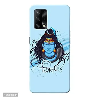 Dugvio? Printed Hard Back Case Cover for Oppo A74 (5G) (Lord Shiva, Angry Shiva, Mahadev)